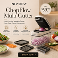 NIVORA™ ChopFlow Multi-Function Vegetable Cutter