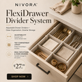 NIVORA™ FlexiDrawer Adjustable Divider System
